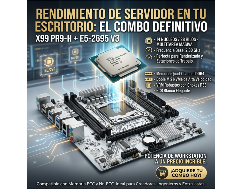 COMBO X99 PR9-H + E5 2695 V3
