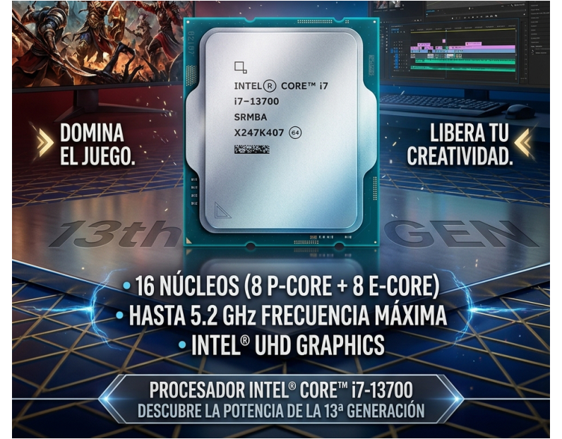 PROCESADOR INTEL CORE I7 13700 LGA 1700